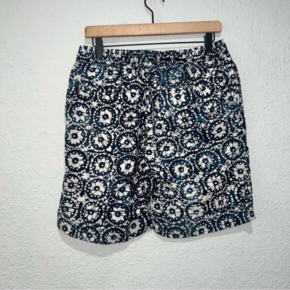 Corridor Straight-Leg Printed Cotton Drawstring Shorts - Picture 5 of 11